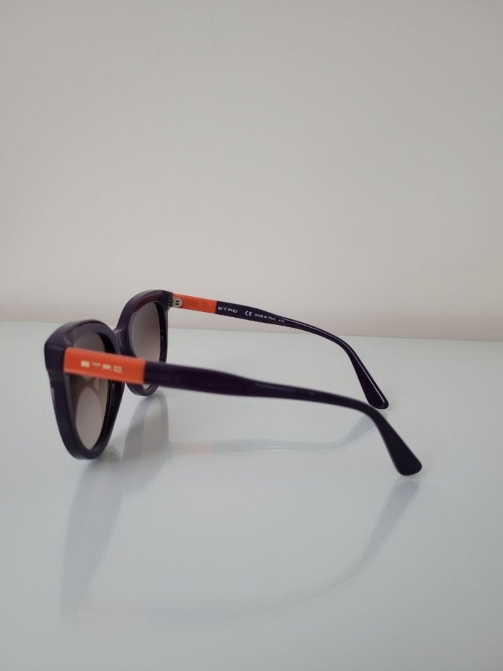 Etro Cat-Eye Sunglasses Purple & Orange - Made in Italy-ET636S 501 - Picture 4 of 6